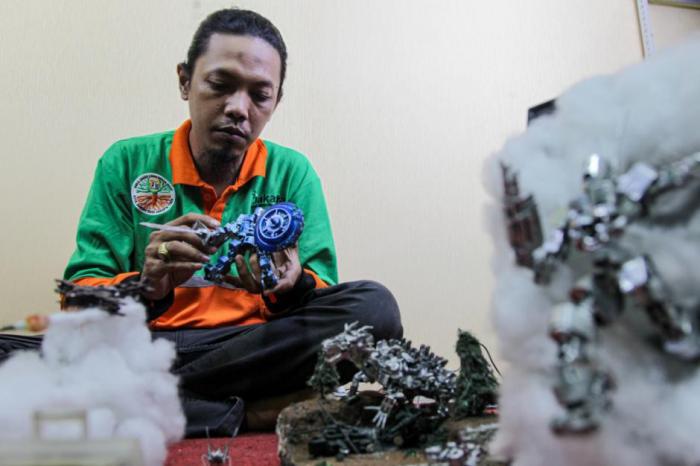 Inspiratif! Kak Seto Sulap Limbah Korek Gas Jadi Robot, Tembus Pasar Asia (FOTO:MNC Media)