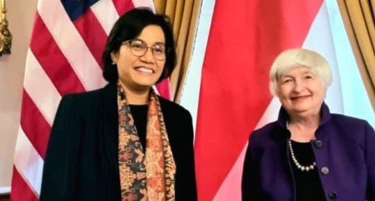 Bertemu Menkeu As Janet Yellen Sri Mulyani Bahas Topik Ktt G20 Hingga Pajak<script async src=