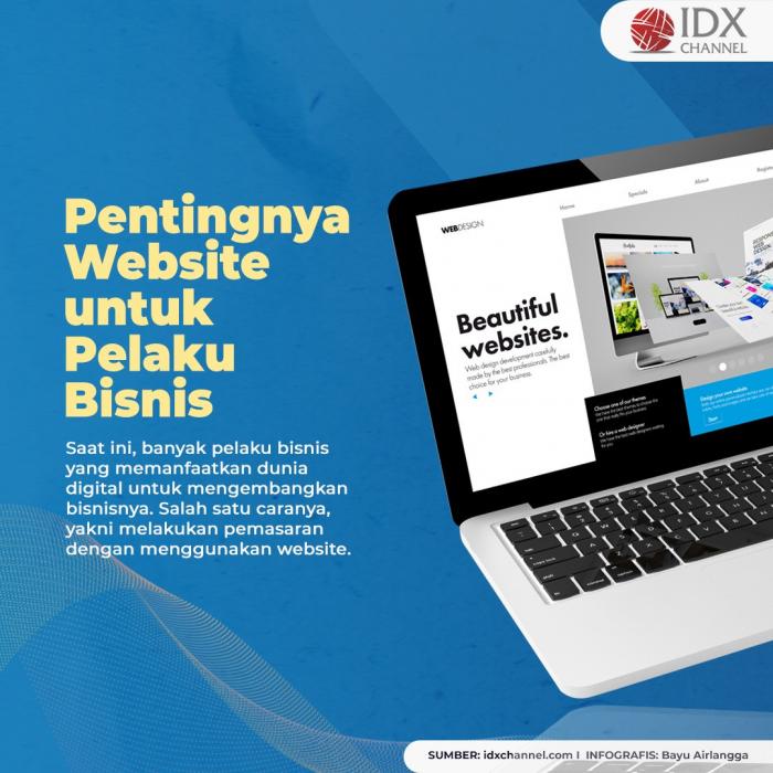 Empat Manfaat Ini Jadi Alasan Pelaku Bisnis Dianjurkan Punya Website. (Foto: Tim DIital Marketing IDX Channel)