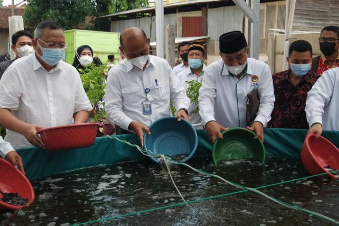 Kenalkan Sistem Bioflok, KKP Ajak Santri Terapkan Ekonomi Biru (Dok.MNC Media)