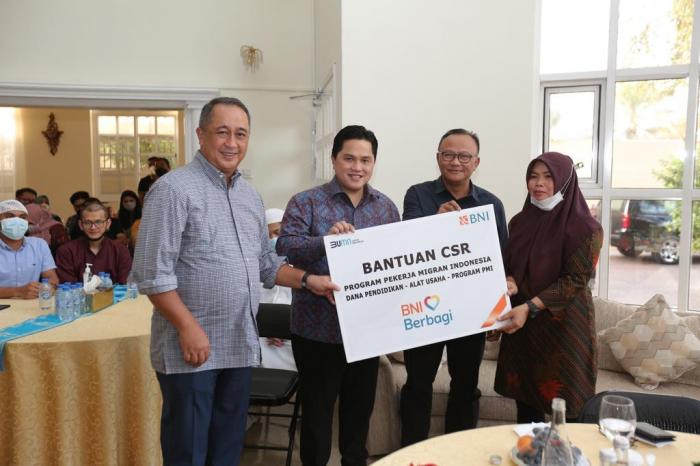 Optimalisasi KAMI Bagi Pekerja Migran, BNI Gelontorkan Dana Rp5 Miliar. (Foto: MNC Media)