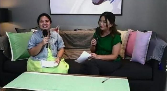 Indah Catur Agustin membuat alternatif material baru denga daur ulang limbah tekstil. (Foto: MNC Media)