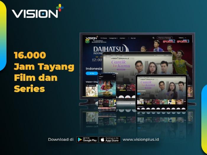 Konten di Library VOD Vision+ Melimpah, Butuh 10 Tahun untuk Tuntas Nonton(Dok.MNC Media)