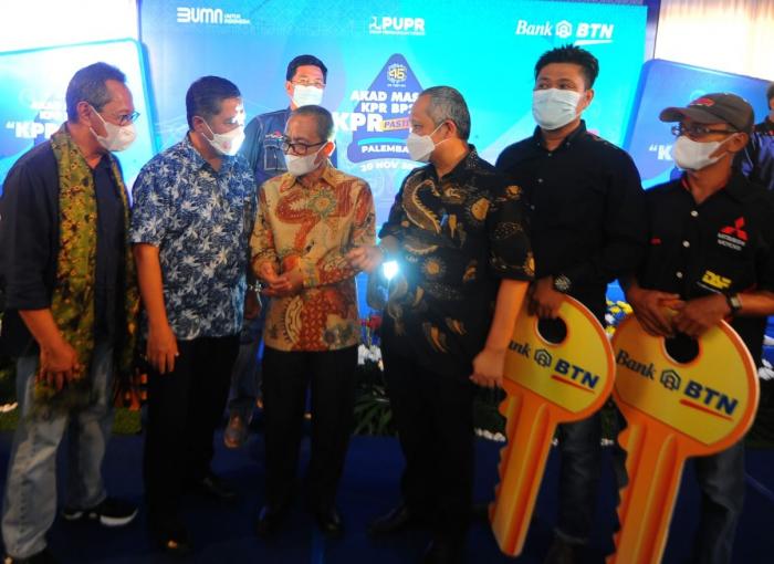 Target Salurkan 11 Ribu Unit Rumah di Akhir 2021, BTN (BBTN) Gelar Akad Massal KPR BP2BT (FOTO:Dok BBTN)