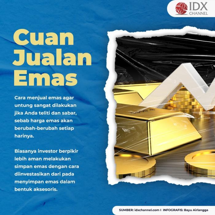 Begini Cara Menjual Emas Agar Untung! (Foto: Tim Digital Marketing IDX Channe)