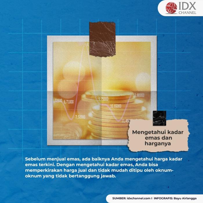 Begini Cara Menjual Emas Agar Untung! (Foto: Tim Digital Marketing IDX Channe)