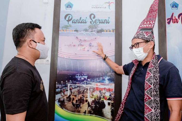 Hadirkan Wisata Phinisi, Sandiaga Dongkrak Potensi Desa Wisata Ara Bulukumba Sulsel (Dok.MNC Media)