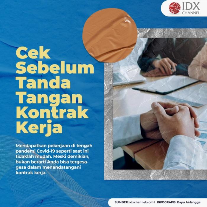 Tujuh Hal yang Harus Dicek Sebelum Tanda Tangan Kontrak Kerja. (Foto: Tim Digital Marketing IDX Channel)