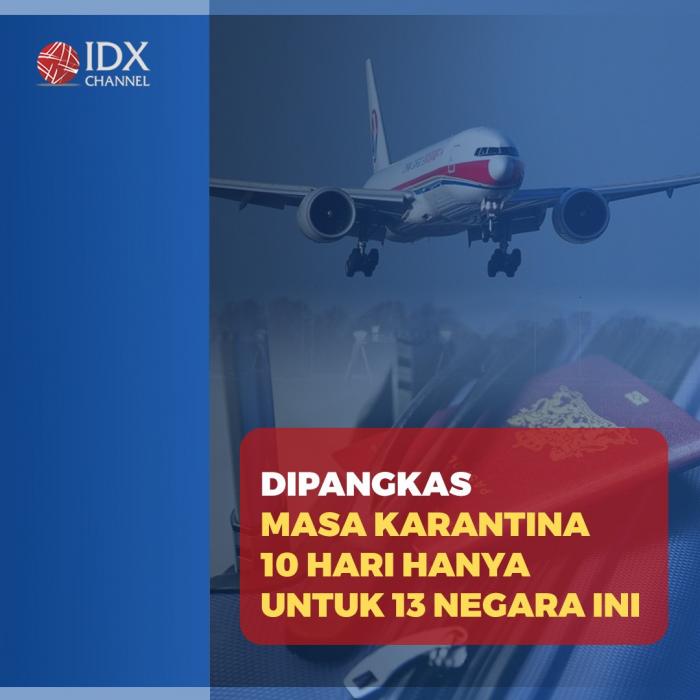 Dipangkas, Masa Karantina 10 Hari Hanya untuk 13 Negara Ini. (Foto: Tim Digital Marketing IDX Channel)