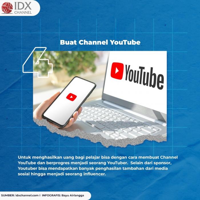 Cara Pelajar Menghasilkan Uang di Rumah, Youtuber Salah Satunya. (Foto: Cara Pelajar Menghasilkan Uang di Rumah)