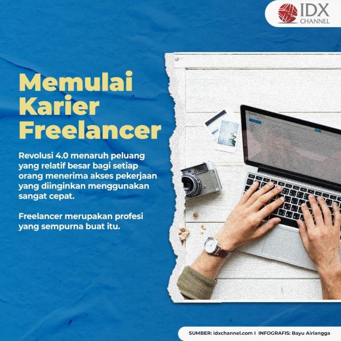 Begini Cara Memulai Karier Freelancer, Jangan Berikan Jasa Gratis. (Foto:  Tim Digital Marketing IDX Channel)