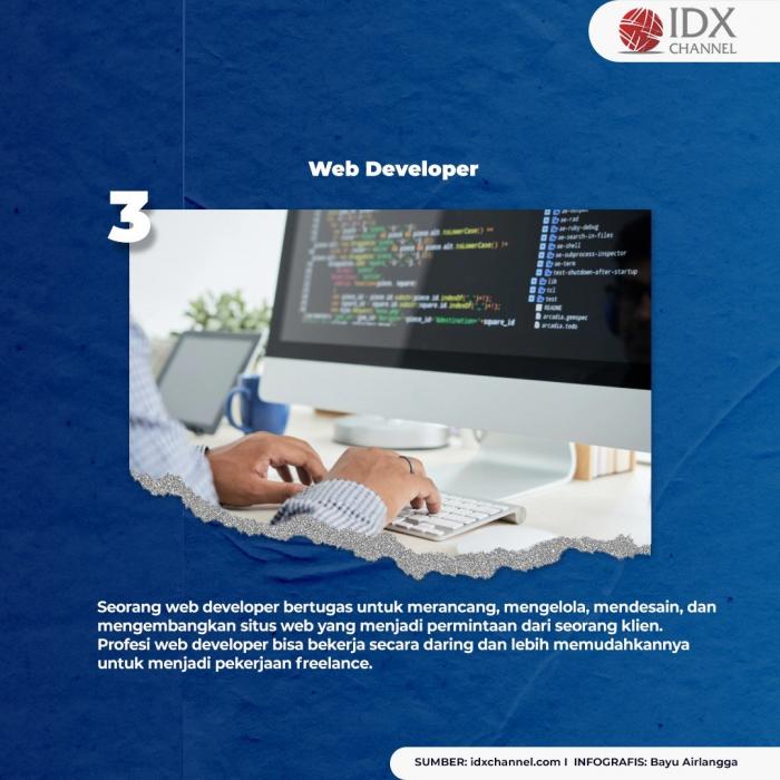 Inilah Tujuh Freelance Online Gaji Tinggi yang Bisa Anda Coba! (Foto: Tim Digital Marketing IDX Channel)