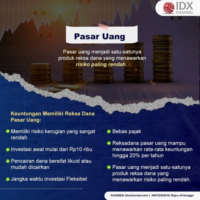 Intip Reksa Dana dengan Risiko Rendah, Bisa Jadi Pertimbangan Investasi Anda  (Foto: Tim Digital Marketing IDX Channel)