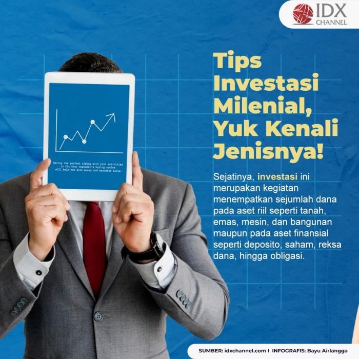 Tips Investasi Milenial Yuk Kenali Jenis Jenisnya