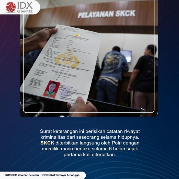Syarat dan Biaya Pembuatan SKCK 2022. (Foto: Tim Digital Marketing IDX Channel)