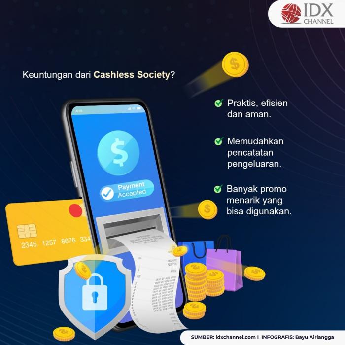 Mengenal Lebih Dekat Cashless Society, Ini Keuntungannya. (Foto: Tim Digital Marketing IDX Channel).