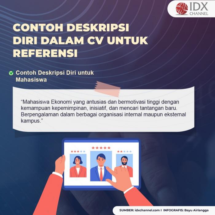 Contoh Deskripsi Diri Dalam CV Yang Bisa Dijadikan Referensi.