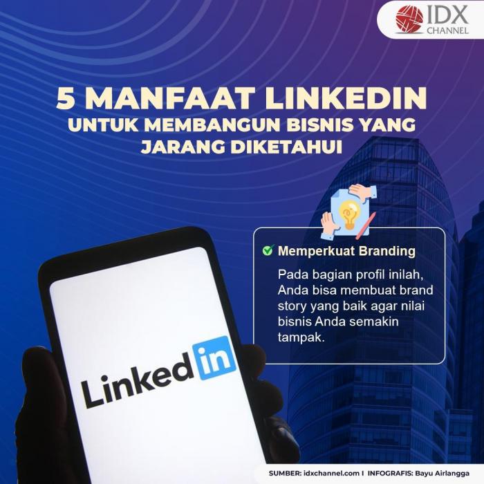 5 Manfaat LinkedIn untuk Membangun Bisnis yang Jarang Diketahui. (Foto: Tim Digital Marketing IDX Channel).