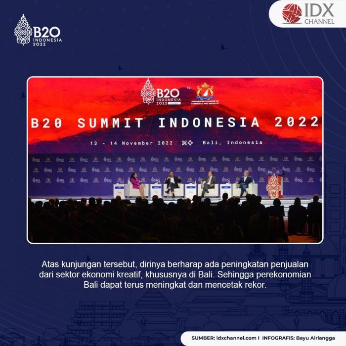 Ajak Peserta B20 Berwisata di Indonesia, Sandiaga: Buka Peluang Usaha dan Lapangan Kerja.  (Foto : Tim Digital Marketing IDX Channel)