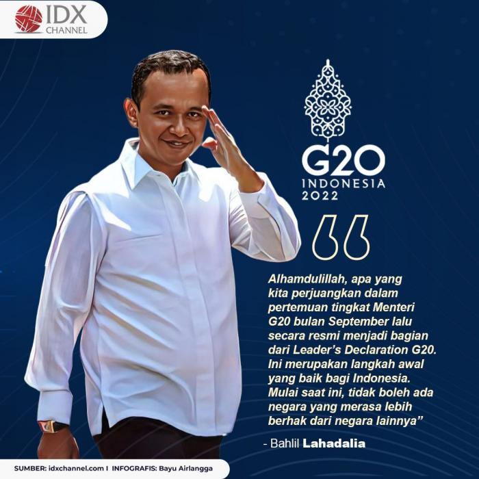 Menteri Investasi Klaim Indonesia Selangkah Lagi Jadi Negara Maju. (Foto : Tim Digital Marketing IDX Channel)
