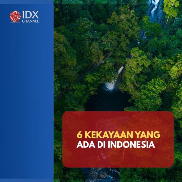 6 Kekayaan yang Ada di Indonesia dan Bikin Negara Lain Ngiri. (Foto : Tim Digital Marketing IDX Channel)