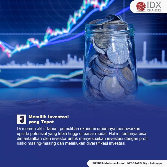 3 Tips Investasi Akhir Tahun, Waktu Tepat untuk Mendulang Cuan. (Foto : Tim Digital Marketing IDX Channel)