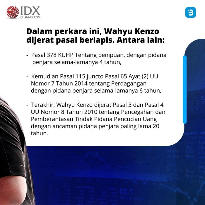 Kasus Robot Trading ATG, Crazy Rich Surabaya Wahyu Kenzo Tipu 25 Ribu Orang, Kerugian Hampir Rp9 Triliun. (Foto : Tim Digital Marketing IDX Channel)