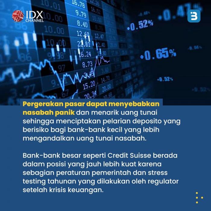 Kondisi Keuangan 'Berdarah-darah', Nasabah Credit Suisse Kompak Tarik Uang (Foto : Tim Digital Marketing IDX Channel)