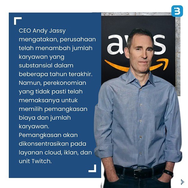 Amazon Umumkan PHK Massal Gelombang Kedua, 9.000 Karyawan Terdampak (Foto : Tim Digital Marketing IDX Channel)