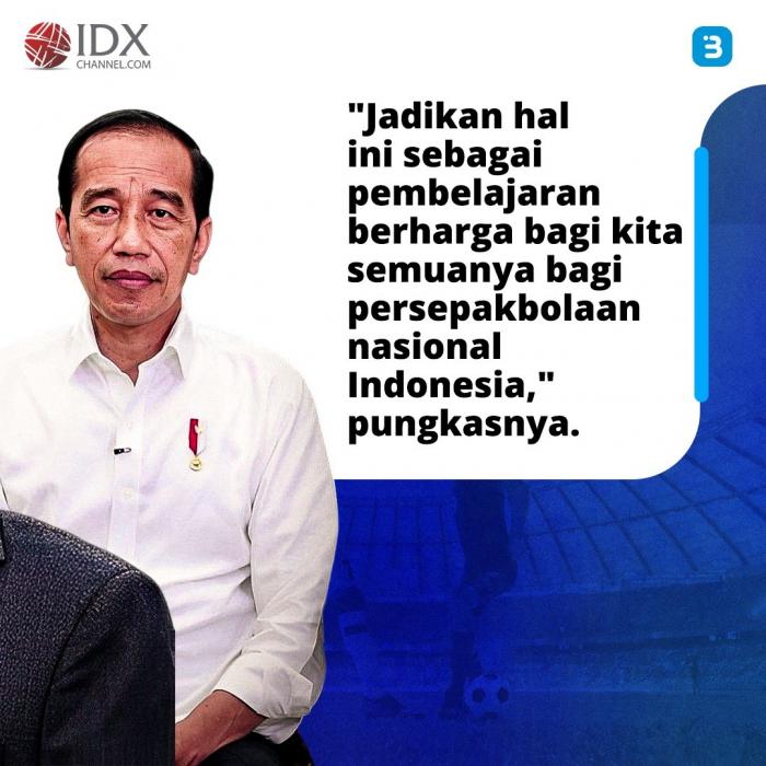 Jokowi Minta Erick Thohir Lobi FIFA agar RI Bebas dari Sanksi (Foto : Tim Digital Marketing IDX Channel)