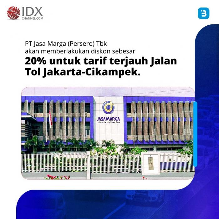 Mudik Lewat Jalur Tol Jakarta-Cikampek Diskon 20 Persen, Catat Tanggalnya