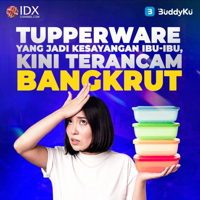 Tupperware yang Jadi Kesayangan Ibu-ibu, Kini Terancam Bangkrut (Foto : Tim Digital Marketing IDX Channel)