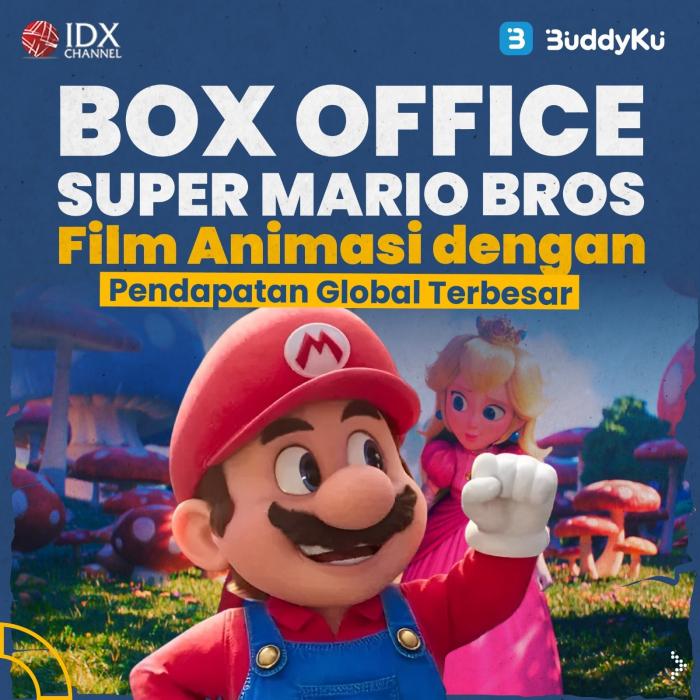 Box Office Super Mario Bros jadi Film Animasi dengan Pendapatan Global Terbesar (Foto : Tim Digital Marketing IDX Channel)