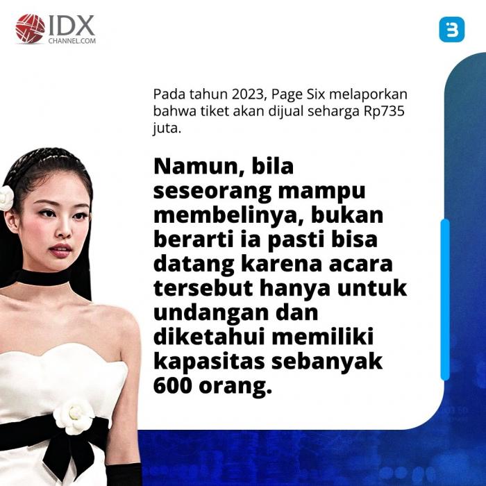 Met Gala 2023 Digelar, Harga Tiket Tembus Rp735 Juta (Foto : Tim Digital Marketing IDX Channel)