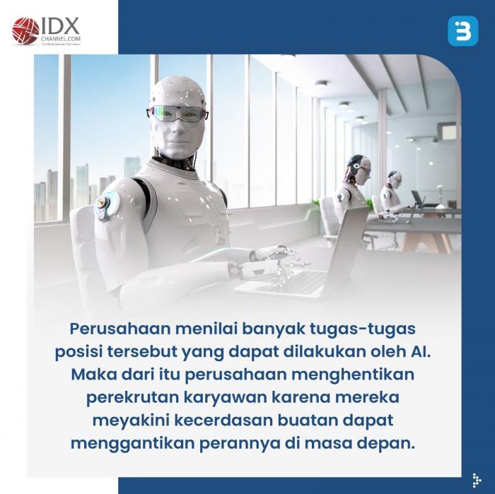 IBM Stop Rekrut Karyawan, Ribuan Pekerjaan Manusia Digantikan dengan AI (Foto : Tim Digital Marketing IDX Channel)