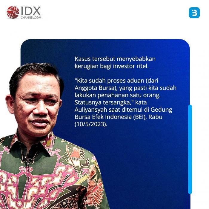 Viral Kasus Transaksi Waran ZYRX Diblokir (Foto : Tim Digital Marketing IDX Channel)