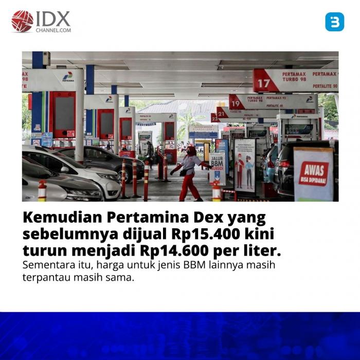 Sudah Resmi Turun, Ini Update Harga BBM Pertamina per 25 Mei 2023 (Foto : Tim Digital Marketing IDX Channel)