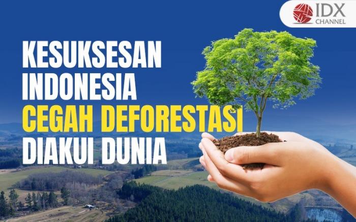 Kesuksesan Indonesia Cegah Deforestasi Diakui Peneliti Dunia (Foto : Tim Digital Marketing IDX Channel)