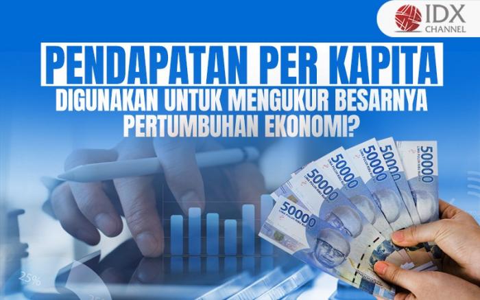 Benarkah Pendapatan per Kapita Digunakan untuk Mengukur Besarnya Pertumbuhan Ekonomi? (Foto : Tim Digital Marketing IDX Channel)