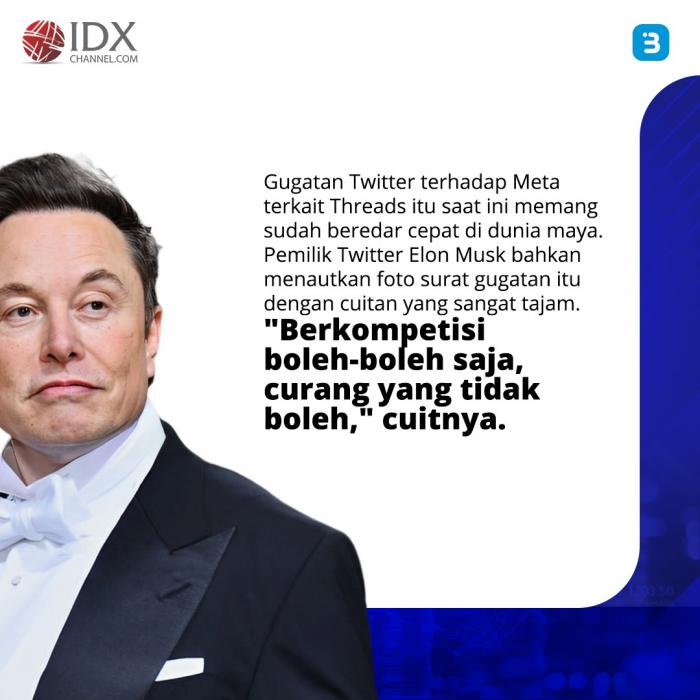 Elon Musk dan Mark Zuckerberg semakin Memanas, siapa pemenangnya? (Foto : Tim Digital Marketing IDX Channel)