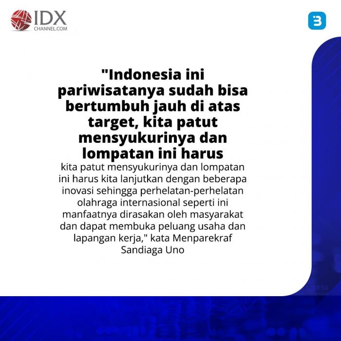 Pemerintah Siapkan Paket Wisata dan Pameran Ekonomi Kreatif, Sambut FIFA World Cup (Foto : Tim Digital Marketing IDX Channel)