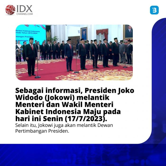 Jokowi Resmi Lantik Lima Wakil Menteri Baru, Ini Daftarnya