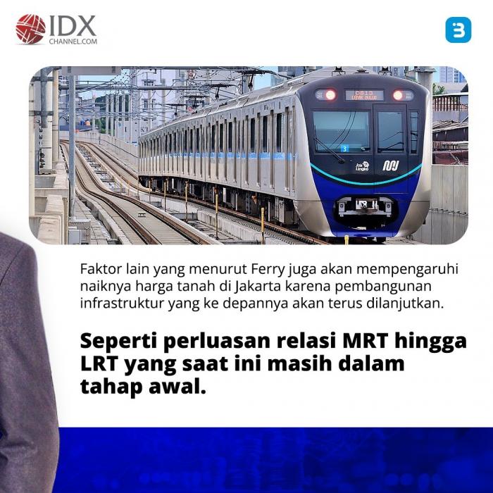 Harga Tanah di Jakarta Tidak bisa Turun, Meski Ibu Kota Dipindah ke Kaltim (Foto : Tim Digital Marketing IDX Channel)