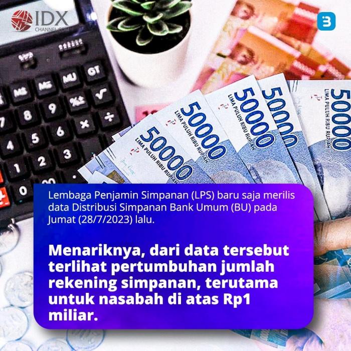Orang Tajir Makin Rajin Menabung, LPS Sebut Simpanan Bank Umum Naik Jadi Rp8,087 (Foto : Tim Digital Marketing IDX Channel)