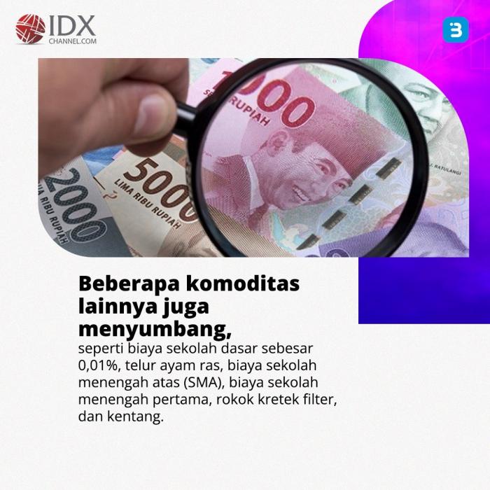 Inflasi Juli 2023 Naik 0,21 Persen