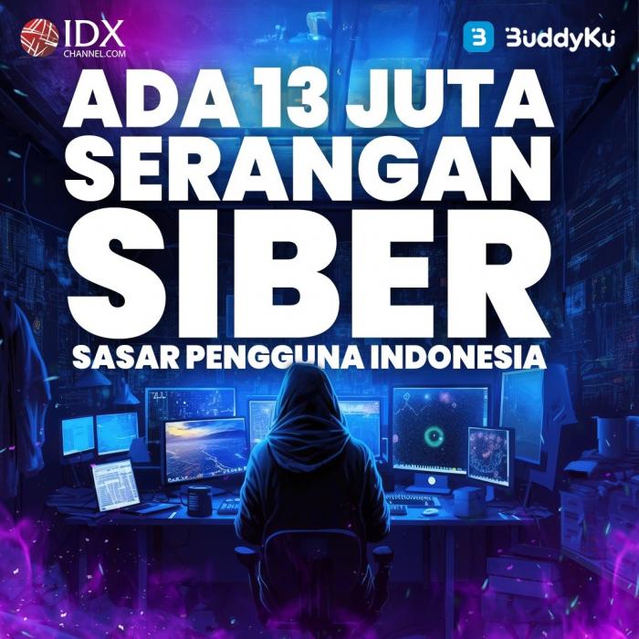 Ada 13 Juta Serangan Siber Sasar Pengguna Indonesia (Foto : Tim Digital Marketing IDX Channel)