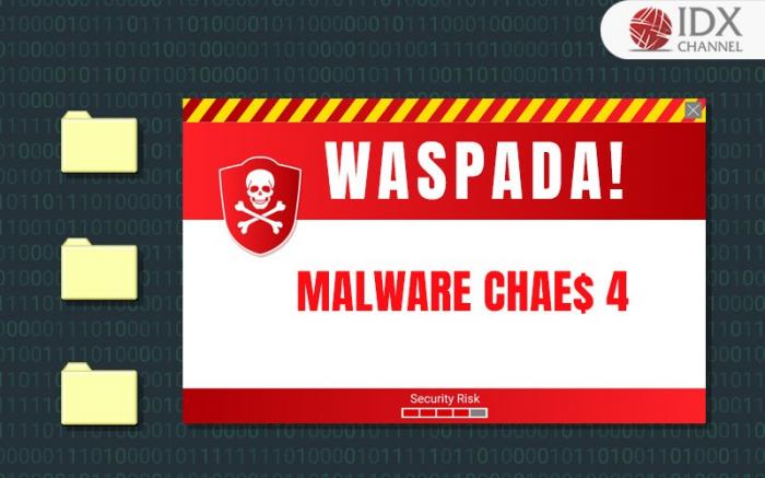 Waspada Malware Chae$ 4 Bisa Lahap Habis Data Korban (Foto : Tim Digital Marketing IDX Channel)