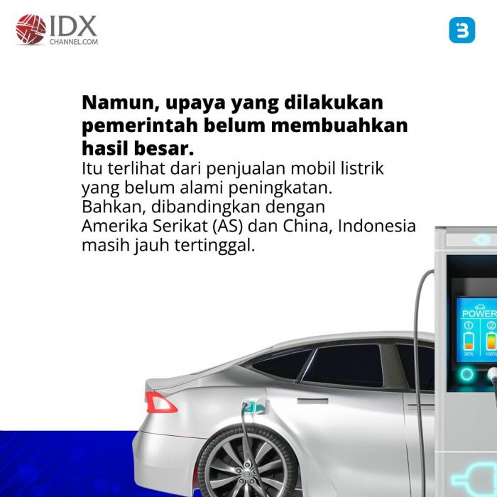 Penjualan Mobil Listrik di Indonesia Belum Memuaskan (Foto : Tim Digital Marketing IDX Channel)