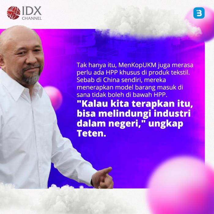 Industri Tekstil Jabar Terancam Berhenti Produksi Imbas Predatory Pricing Social Commerce (Foto : Tim Digital Marketing IDX Channel)