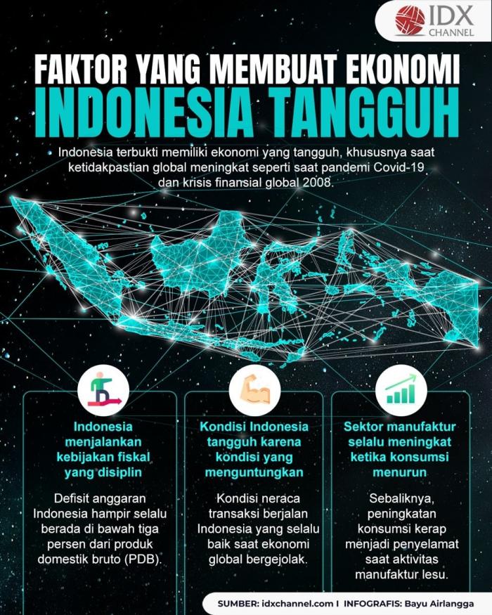 Ini Dua Faktor yang Buat Ekonomi Indonesia Tangguh (Foto : Tim Digital Marketing IDX Channel)